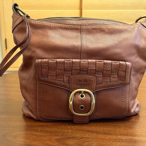 Coach Brown Leather Shoulder Bag